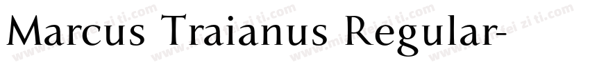 Marcus Traianus Regular字体转换